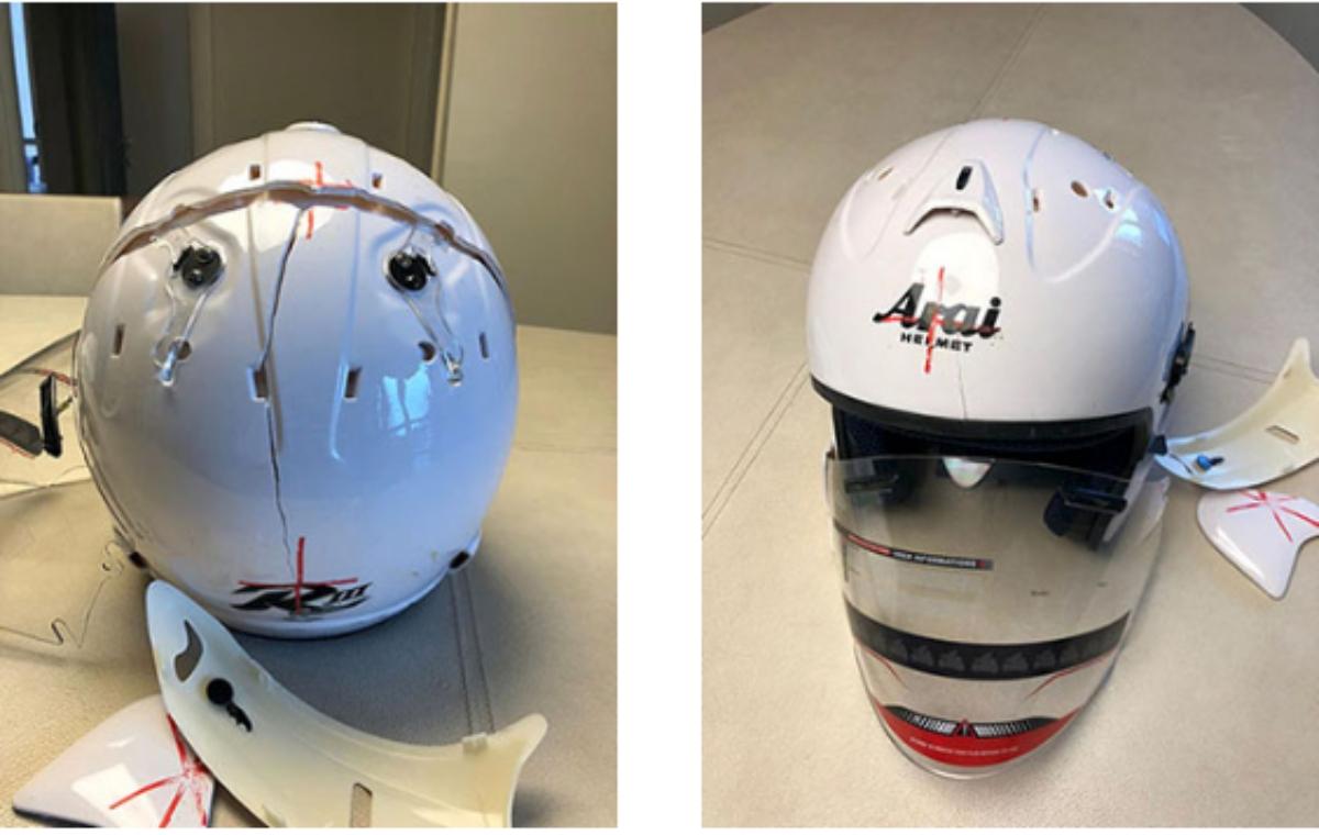 Fake Arai motorcycle helmet tested with shocking results | Visordown